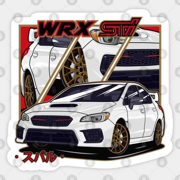 WRX STi Sticker by WINdesign